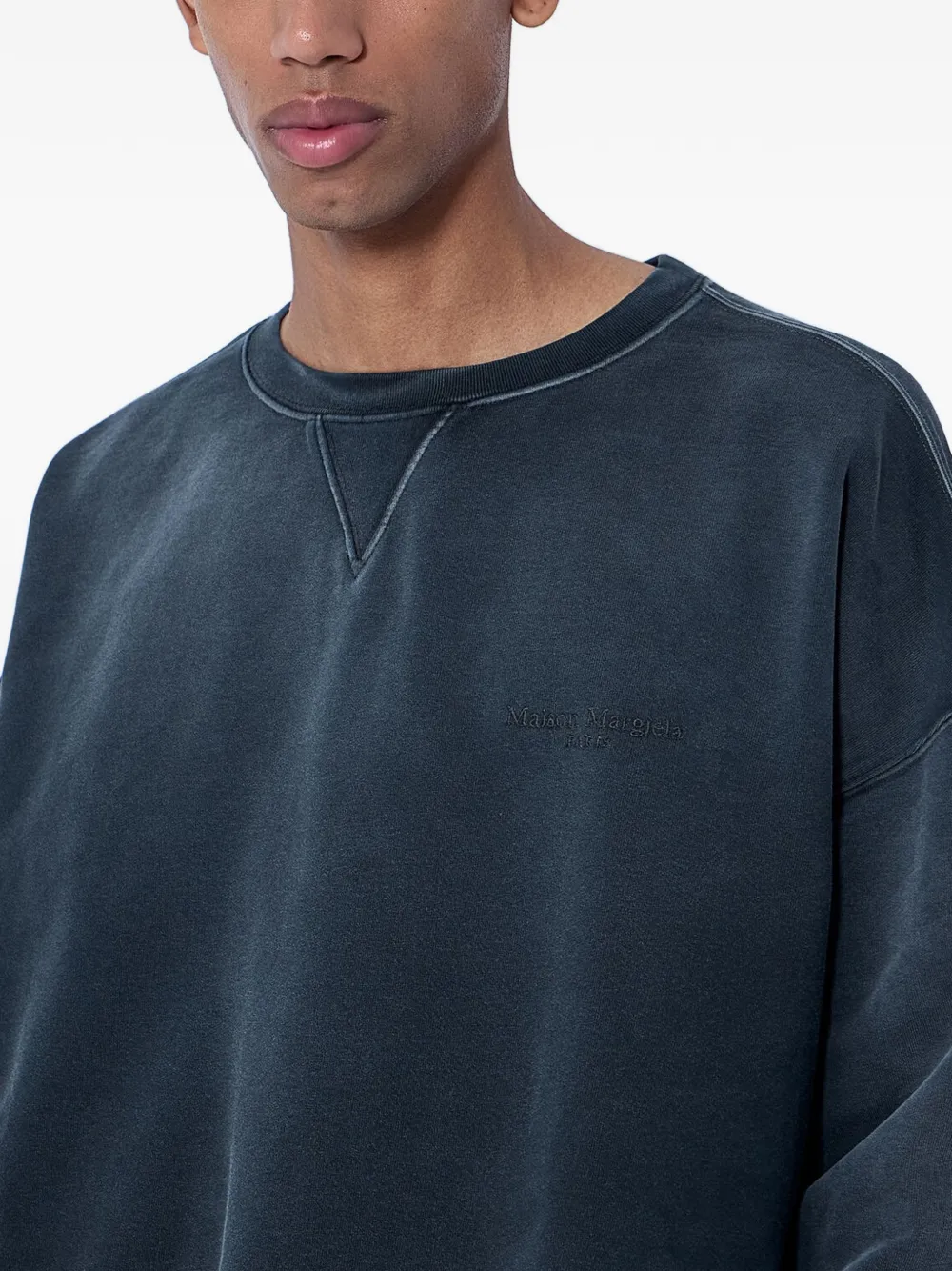 Maison Margiela Katoenen trui Blauw