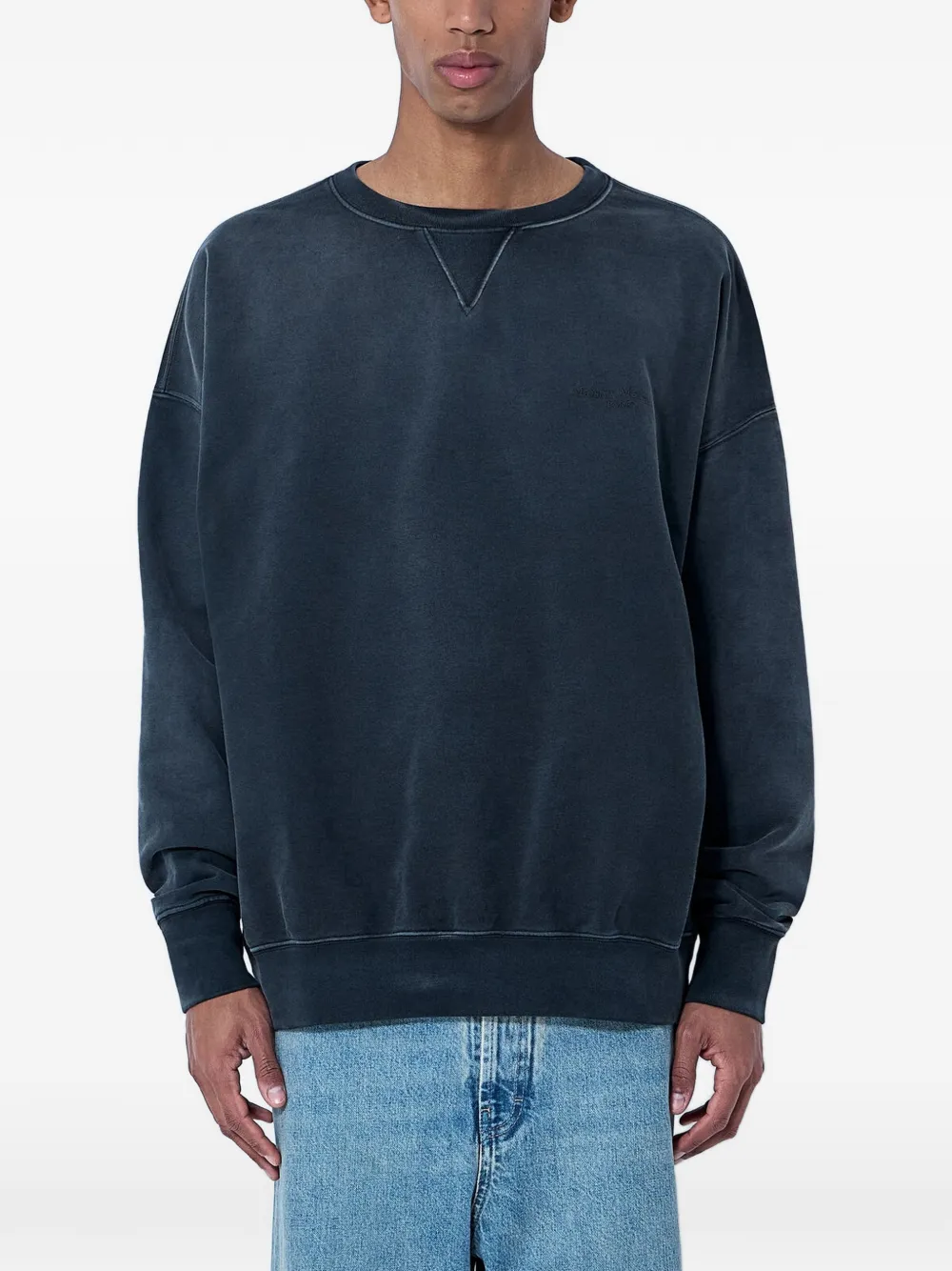 Maison Margiela Maglione in cotone - Blu
