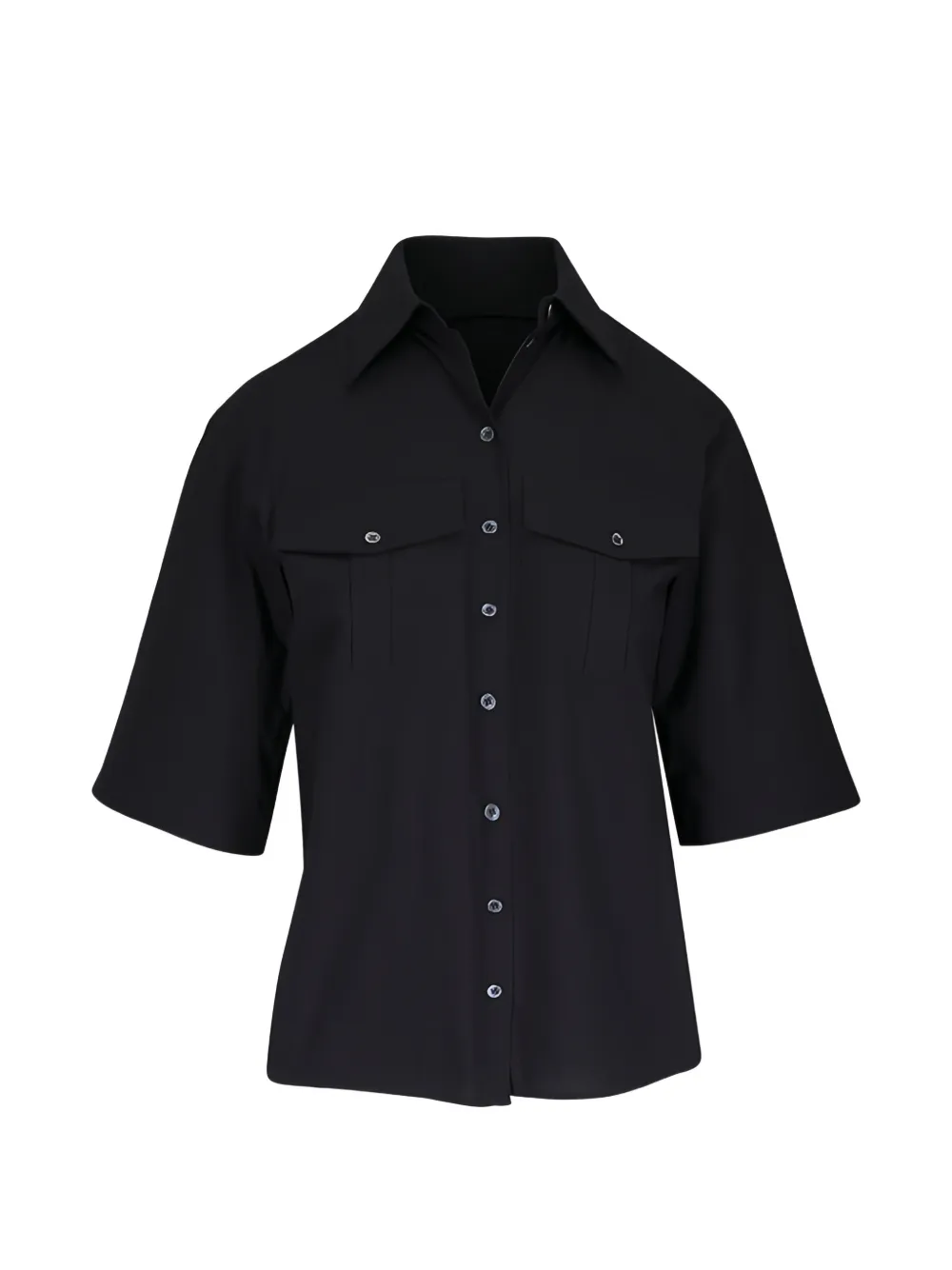 Michael Kors button-down flap-pocket shirt - Nero