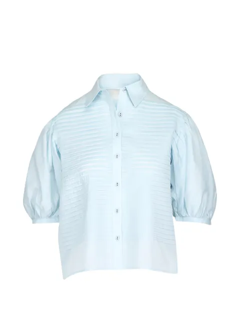 Ulla Johnson Cordelia pintuck puff-sleeve blouse