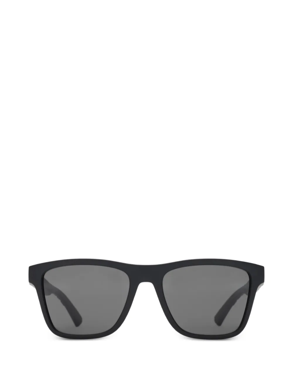 Burberry textured Check square sunglasses - Nero