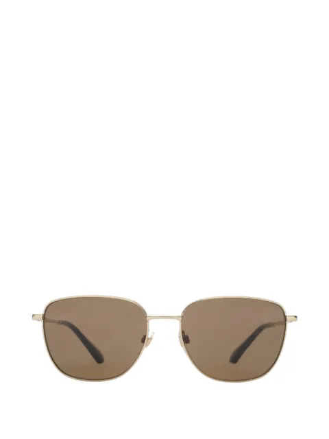 Burberry metal Check square sunglasses