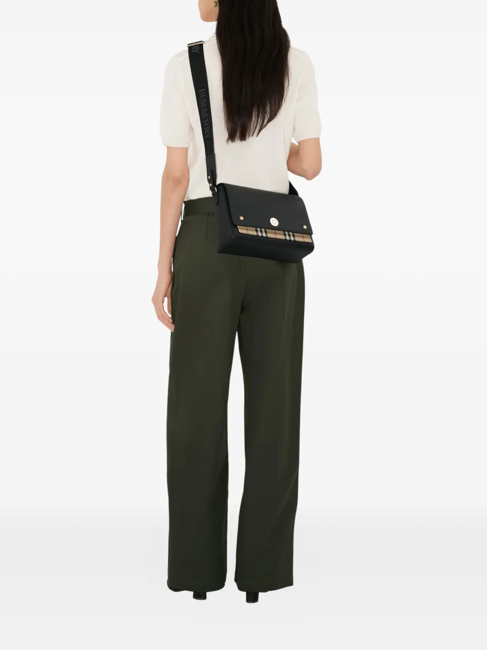 Burberry Note tas Zwart