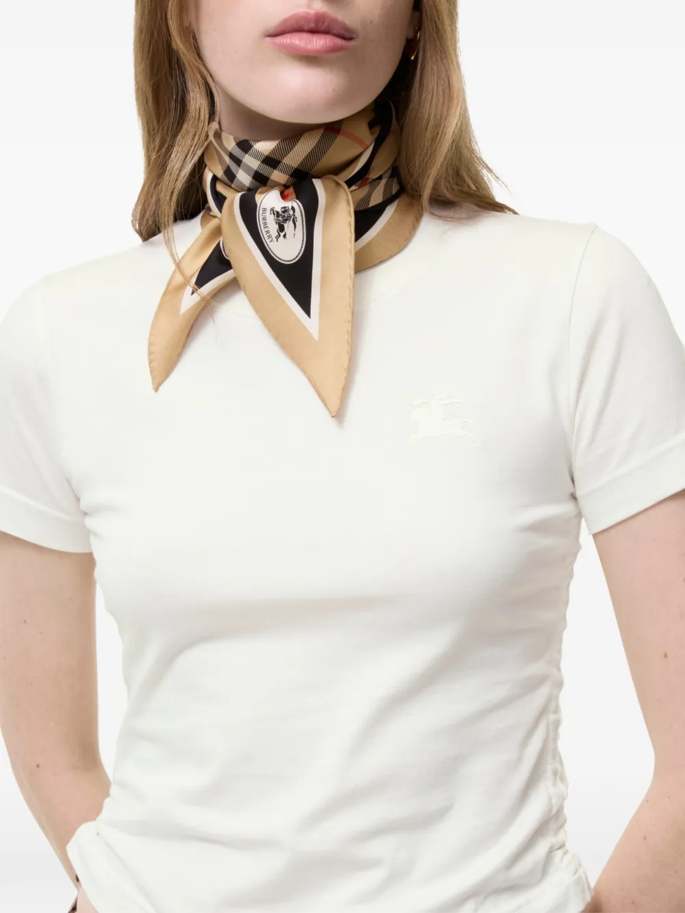Burberry Geruite sjaal Beige