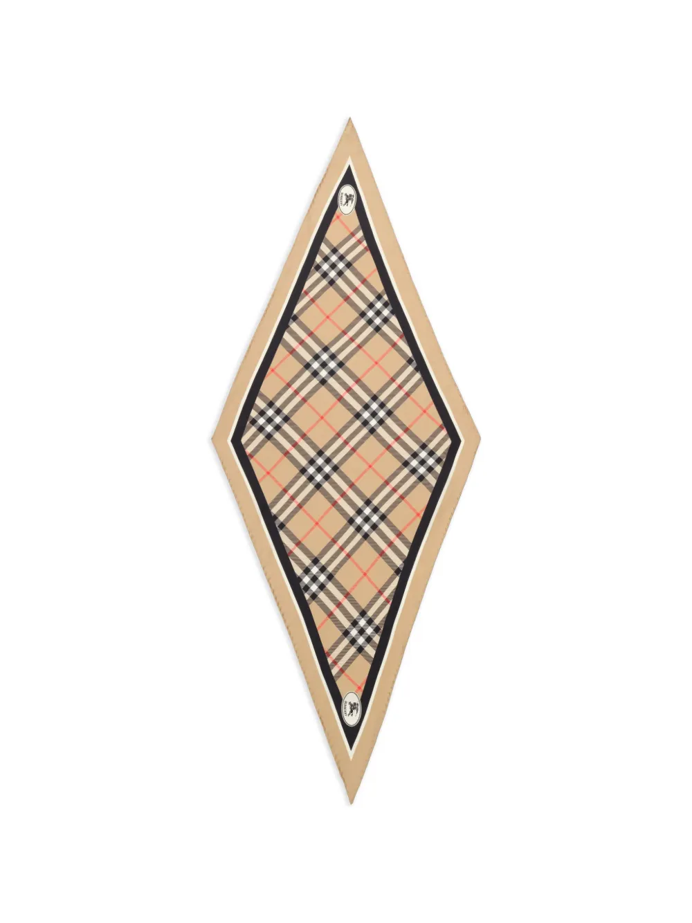 Burberry Geruite sjaal Beige