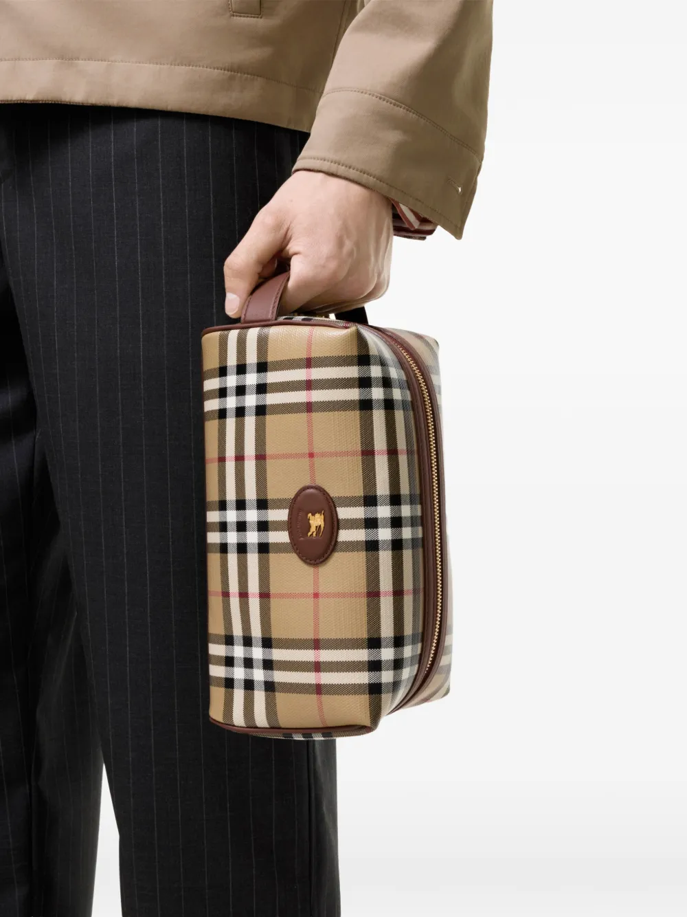Burberry Geruite reistas Beige