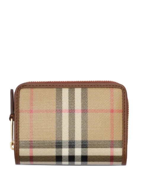 Burberry cartera pequeña con cierre a cuadros