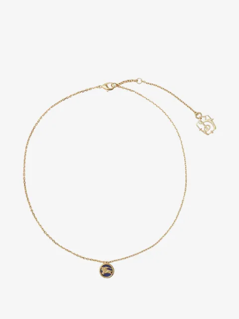 Burberry Knight coin necklace
