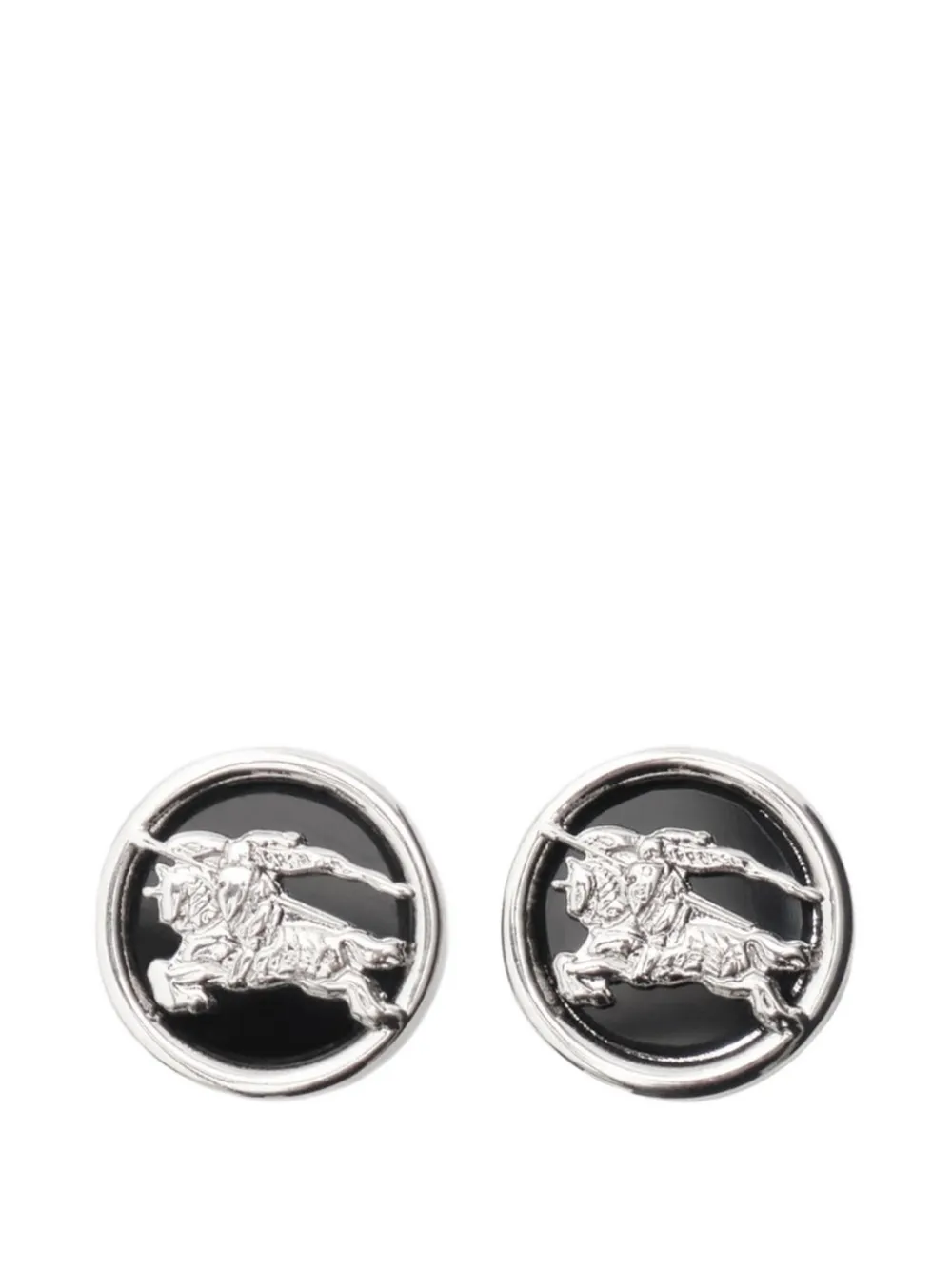 Burberry Knight coin earrings - Silver