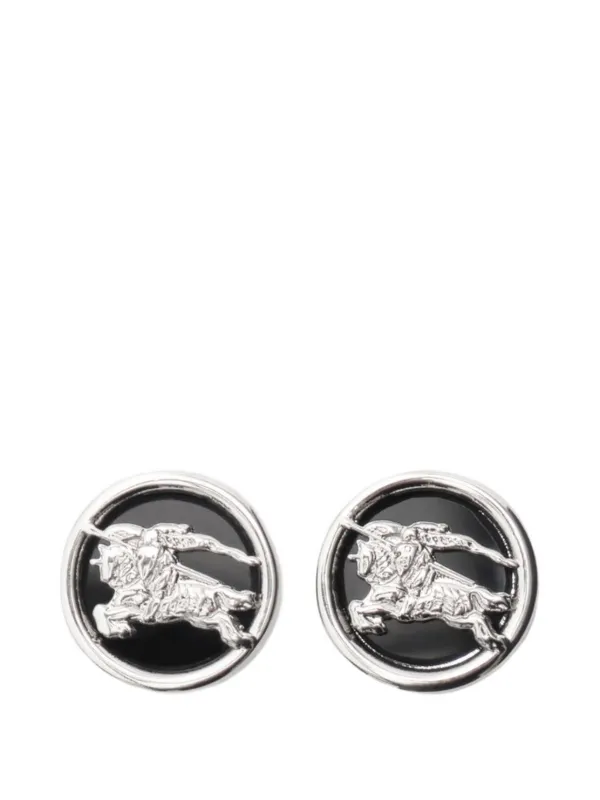 Burberry Knight Coin Earrings in Silver