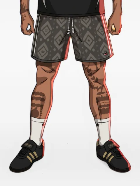 adidas Heritage-print shorts