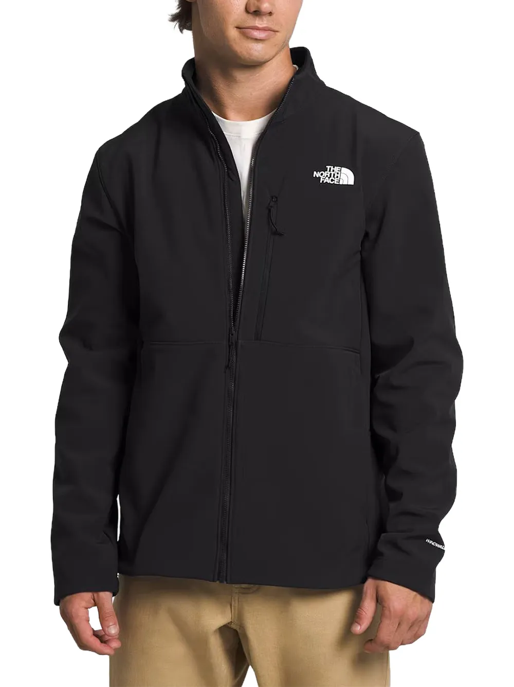 The North Face Apex Bionic logo-print zip-up jacket - Nero