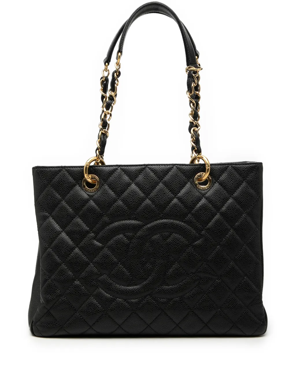 CHANEL Pre-Owned 2012 Caviar Grand Shopping tote bag - Schwarz