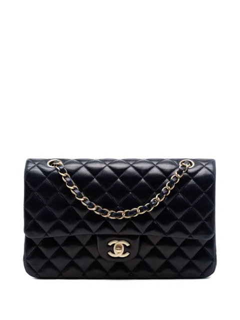CHANEL Pre-Owned 2014-2015 Medium Classic Lambskin Double Flap shoulder bag