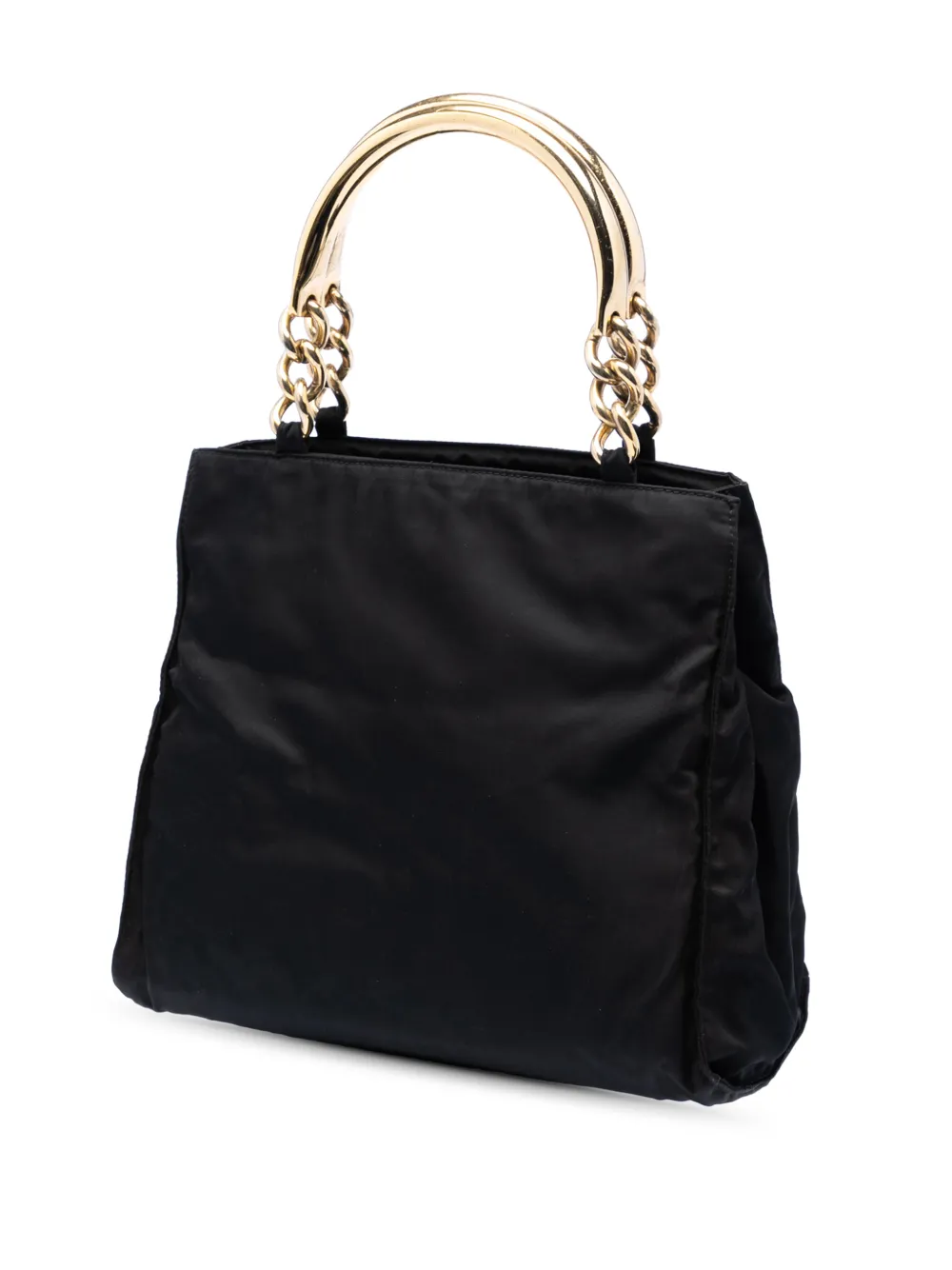 Prada Pre-Owned 2013-2025 テスート メタルハンドル ハンドバッグ
