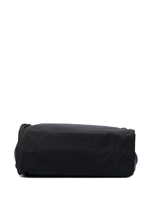 Prada Pre-Owned 2013-2025 テスート メタルハンドル ハンドバッグ