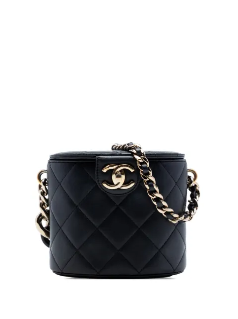 CHANEL Pre-Owned 2019 CC Lambskin Elegant Chain Case vanity bag