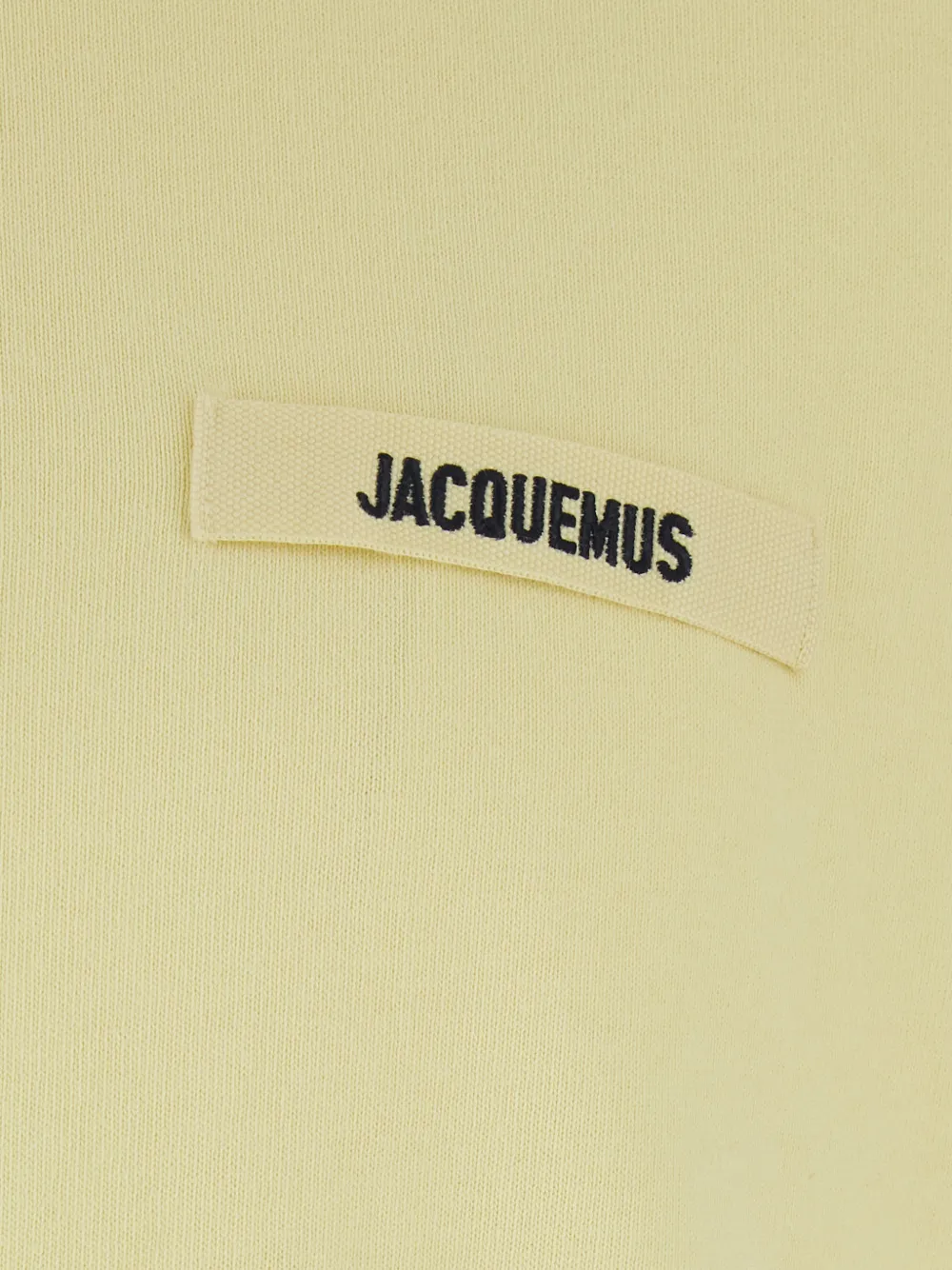 Jacquemus Gros Grain T-shirt Geel