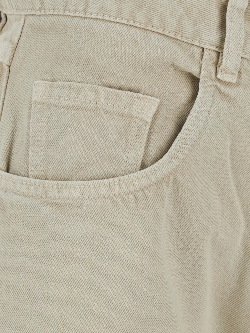 ICON DENIM Jeans met wijde pijpen Beige