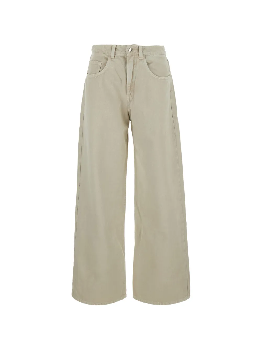 ICON DENIM Poppy wide-leg jeans - Nude