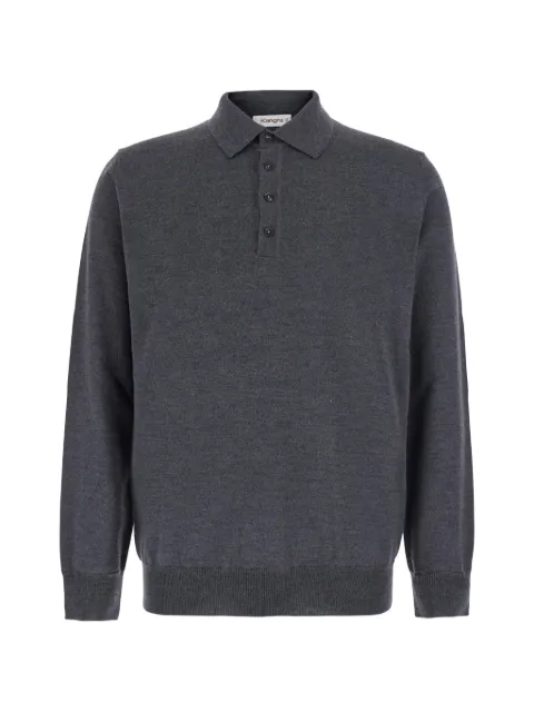 Kangra button-down long-sleeve polo shirt