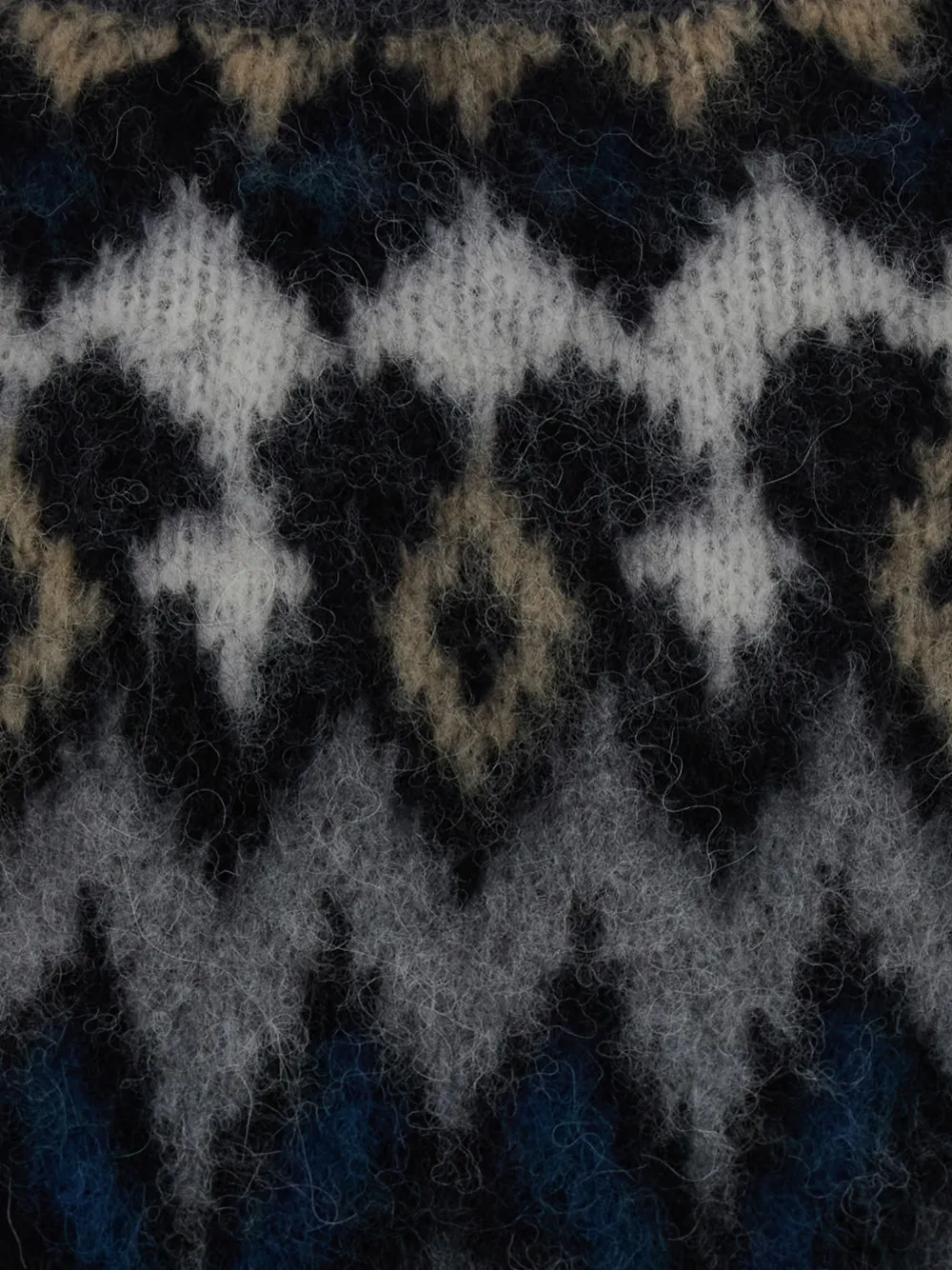 Jucca Trui met Fair Isle-patroon Grijs