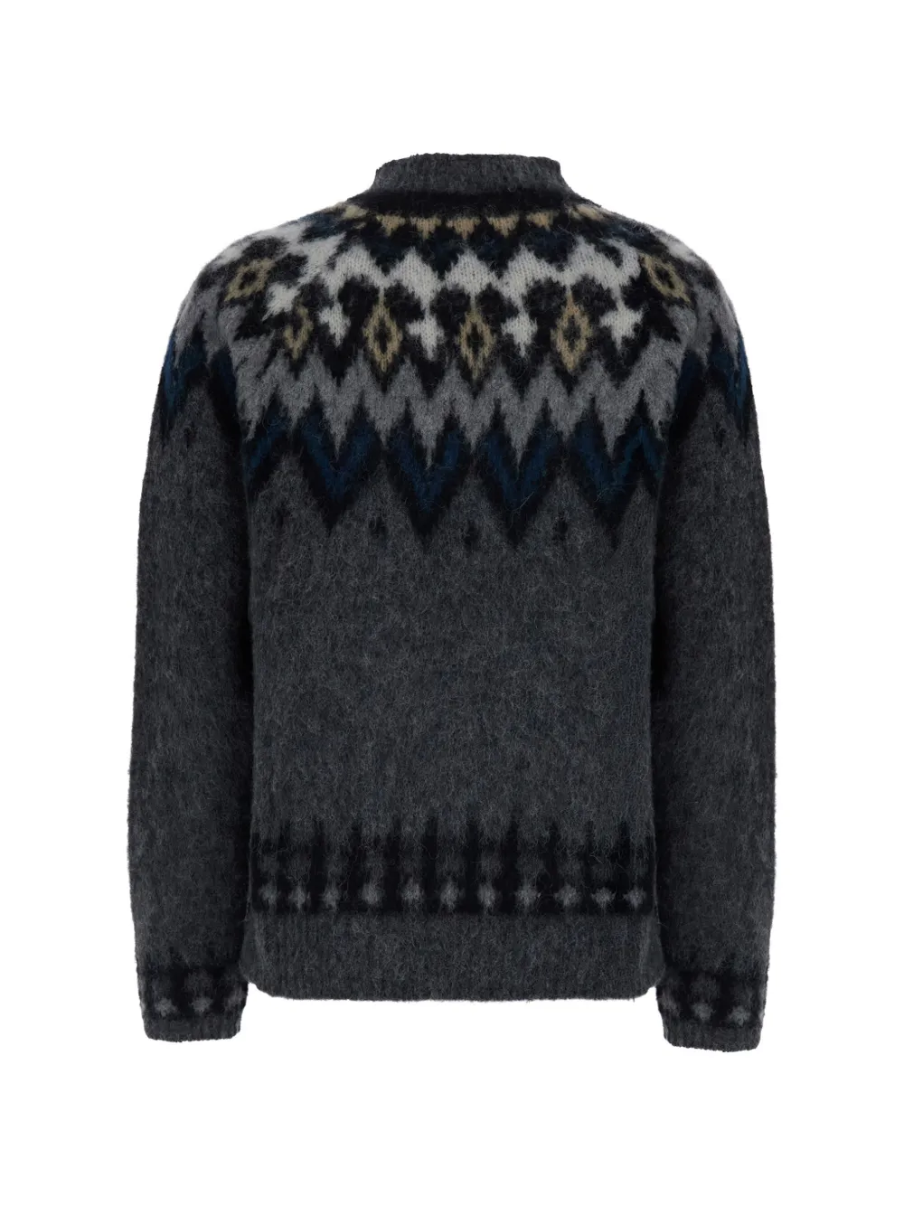 Jucca Trui met Fair Isle-patroon Grijs
