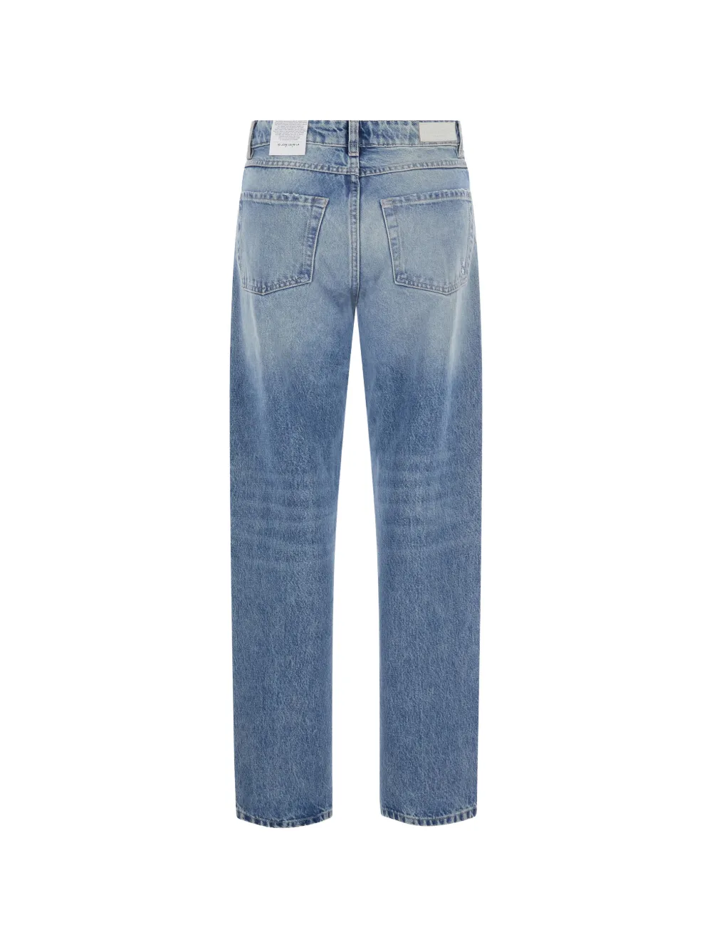 ICON DENIM Straight jeans met vervaagd effect Blauw