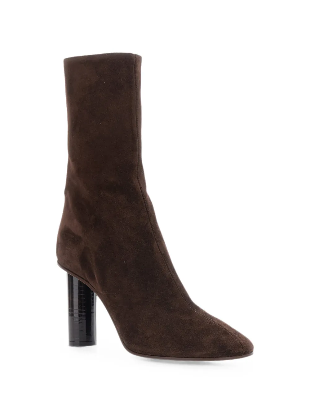 Paris Texas Alice croc-effect block-heel ankle boots Bruin