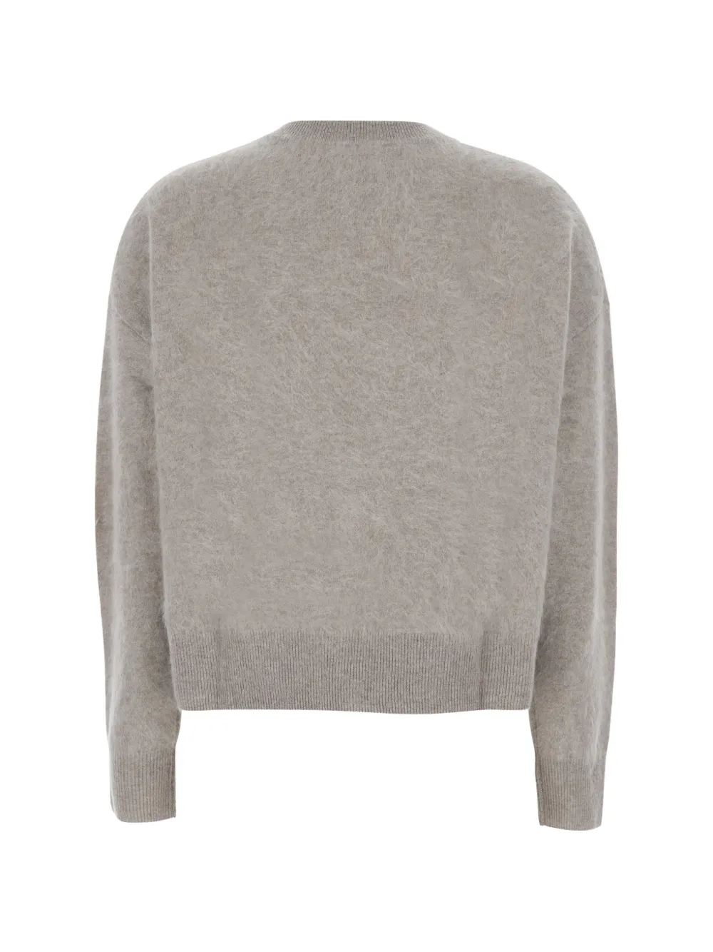 Soft Goat Gebreide trui met geborsteld effect en argyle-patroon Beige