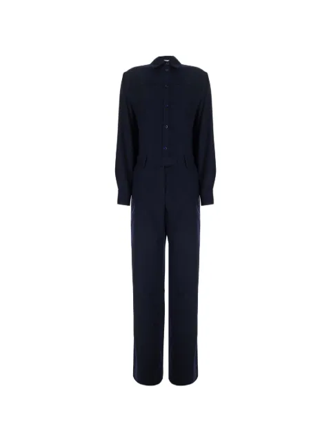 PT Torino button-up long-sleeve jumpsuit