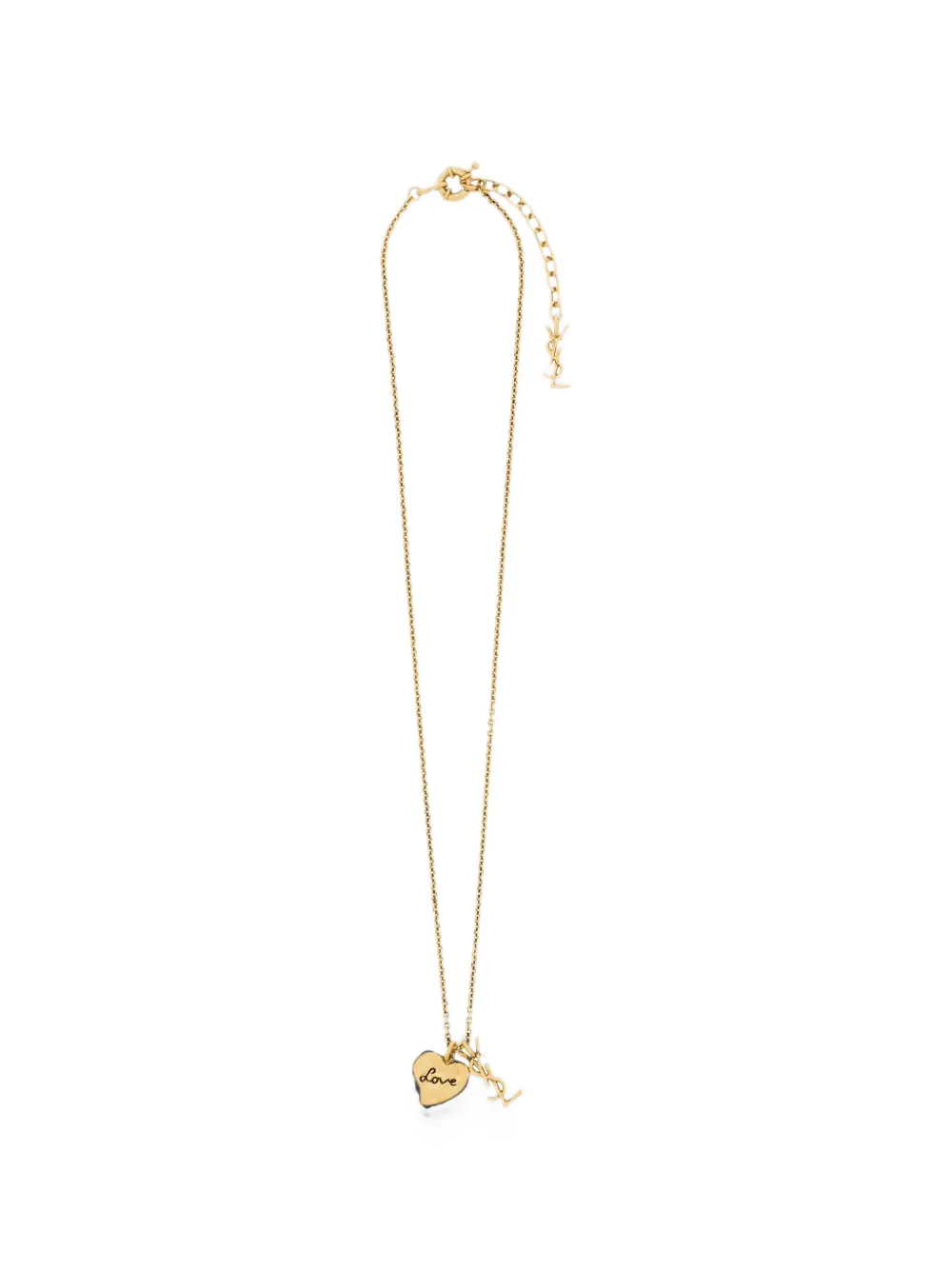 Saint Laurent Cassandre Heart necklace