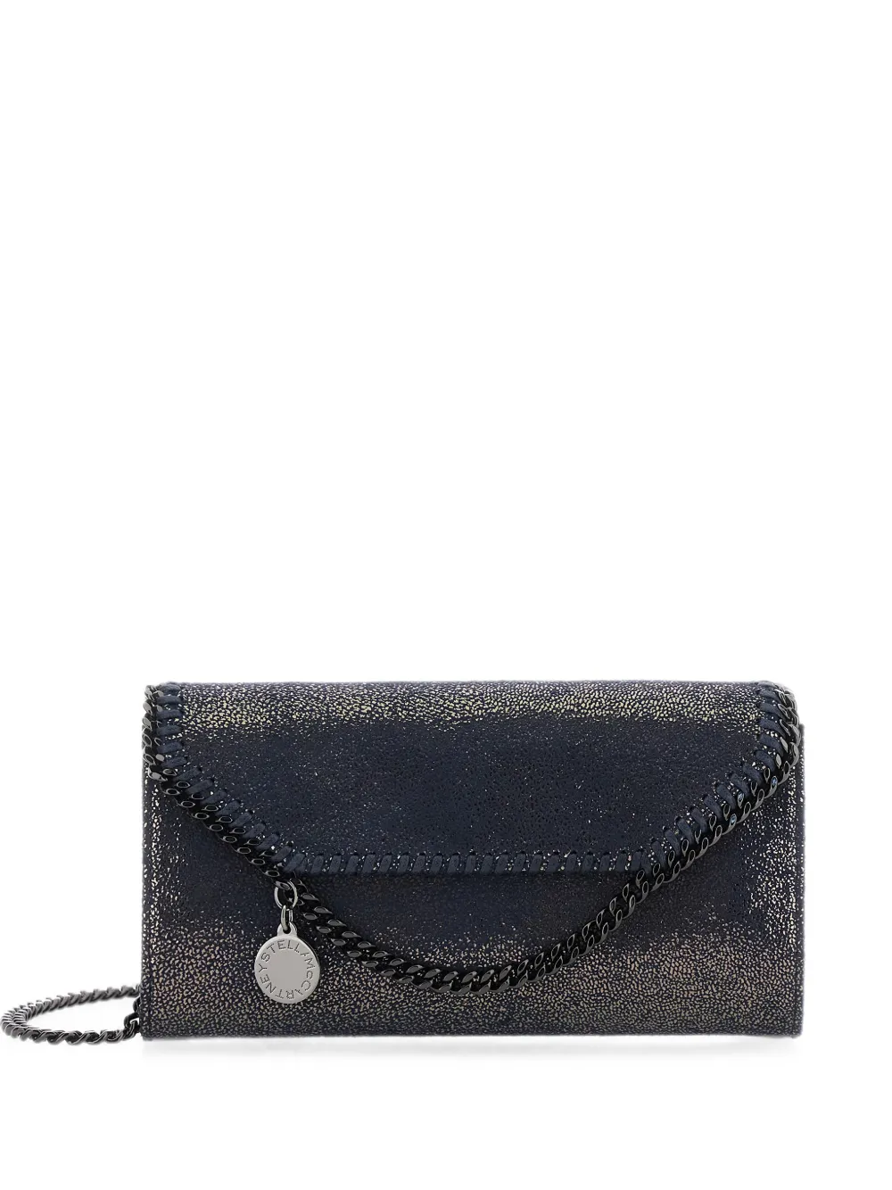 Stella McCartney Falabella flap continental shoulder bag - Blu