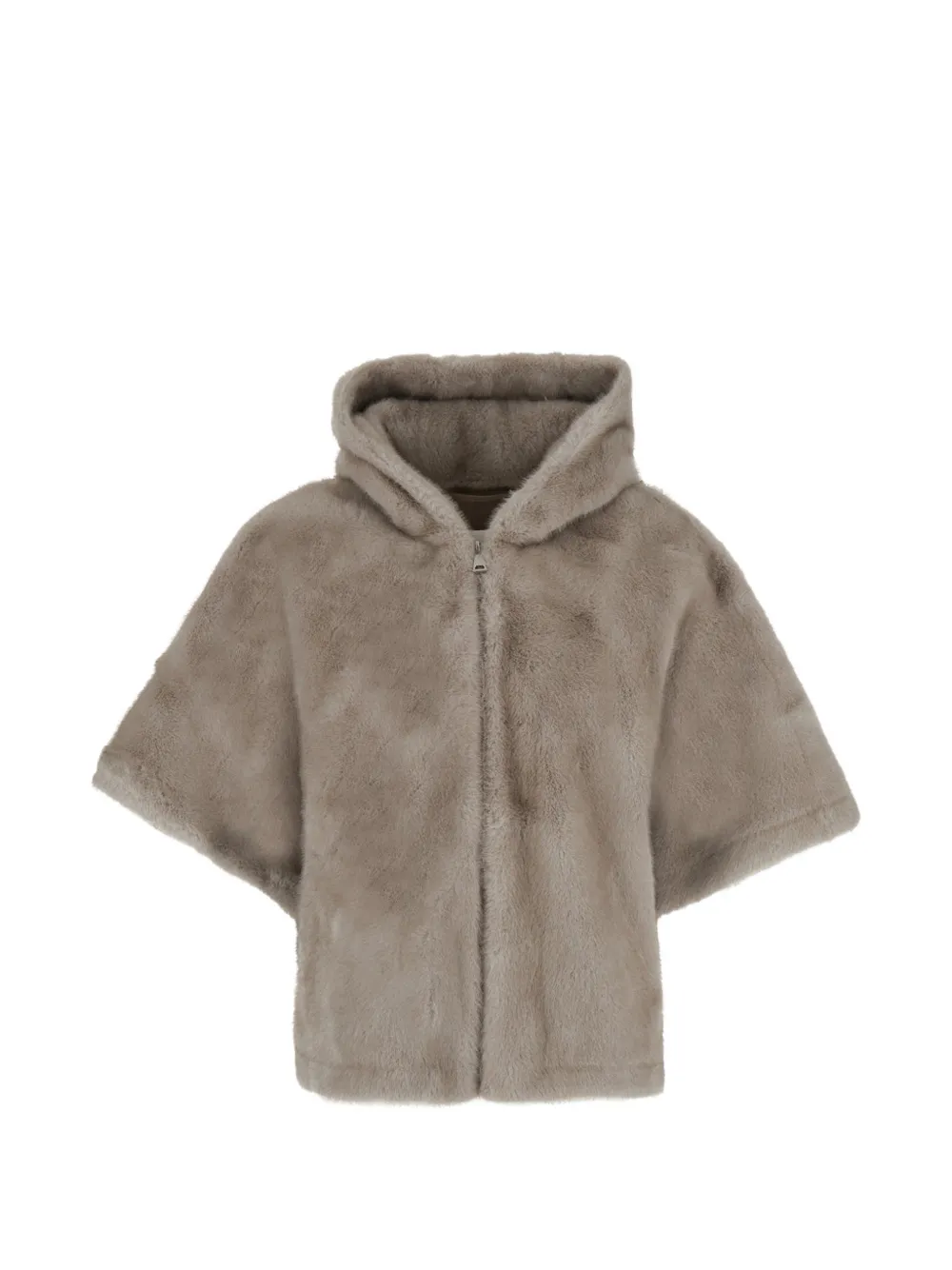 Giovanni Paris Alizee faux-fur hooded poncho