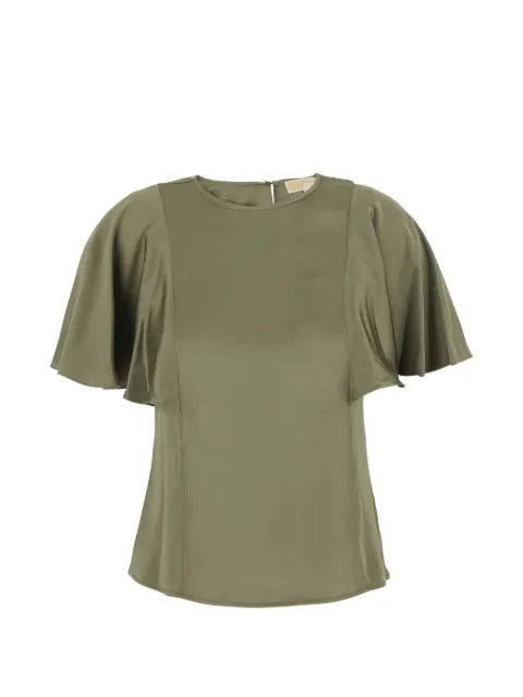 Michael Michael Kors blusa manga corta de satén