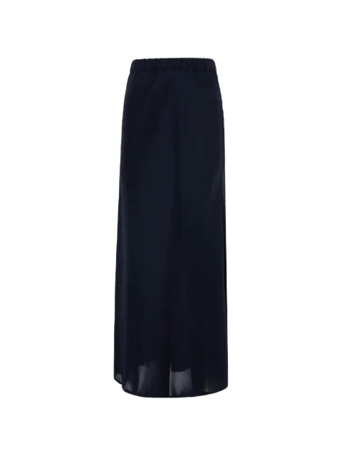 Max Mara Sospiro logo-embroidered elasticated maxi skirt