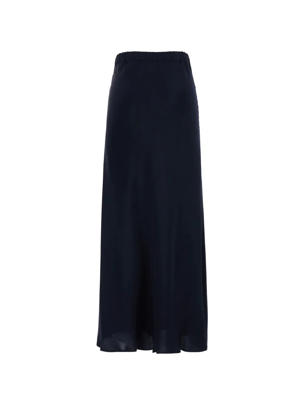 Max Mara Sospiro elastische maxi-rok met geborduurd logo Blauw