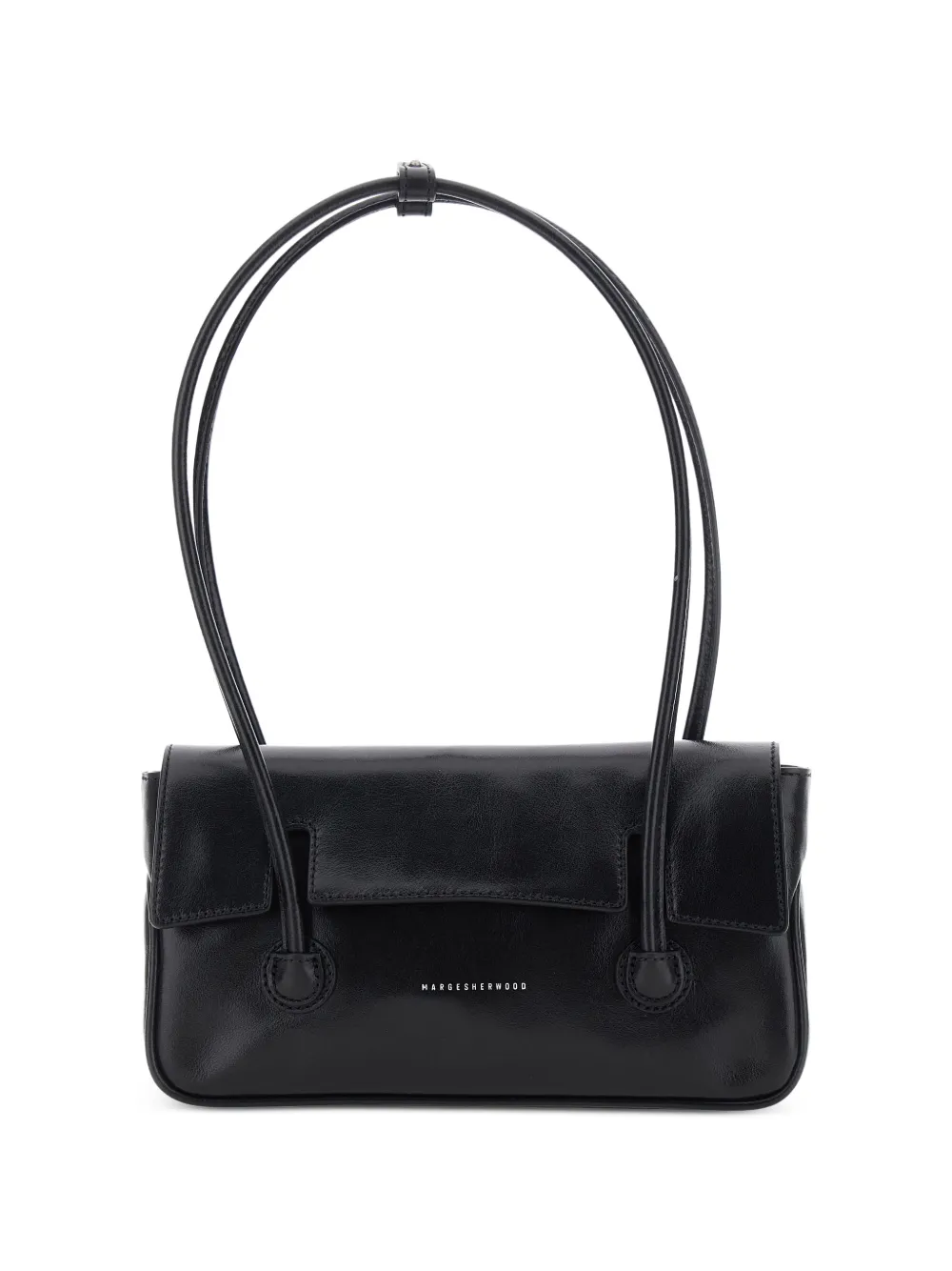 Marge Sherwood small glossy leather shoulder bag