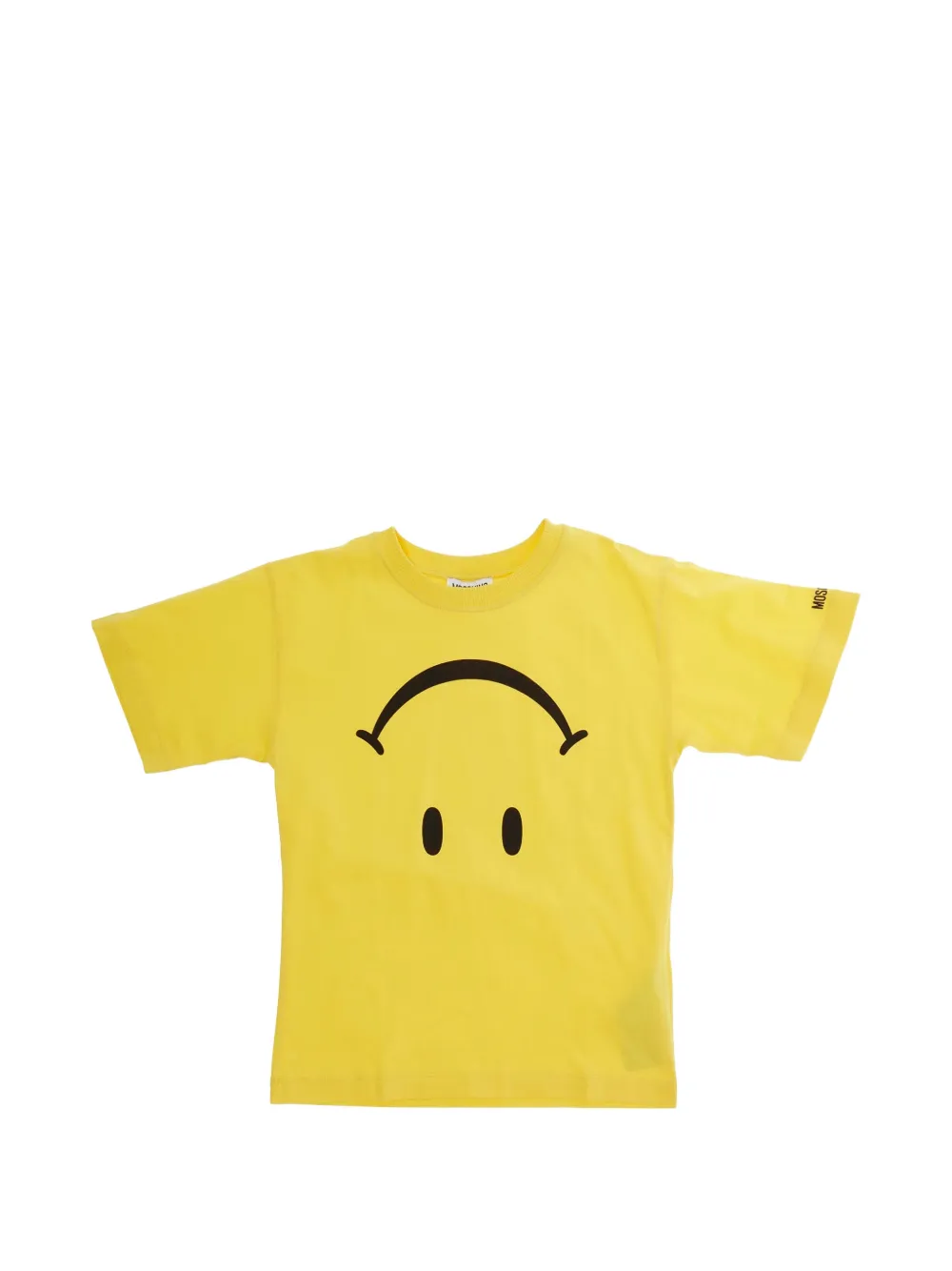 Moschino Kids smiley-print T-shirt - Giallo