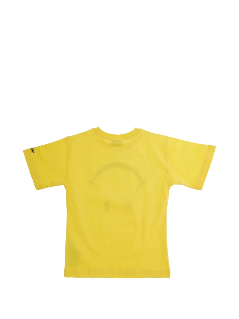 Moschino Kids T-shirt met print Geel