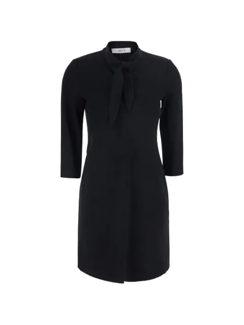 Jucca pussy-bow three-quarter sleeve mini dress