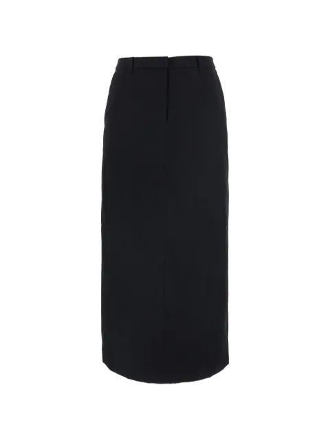 DUNST rear-slit pencil skirt