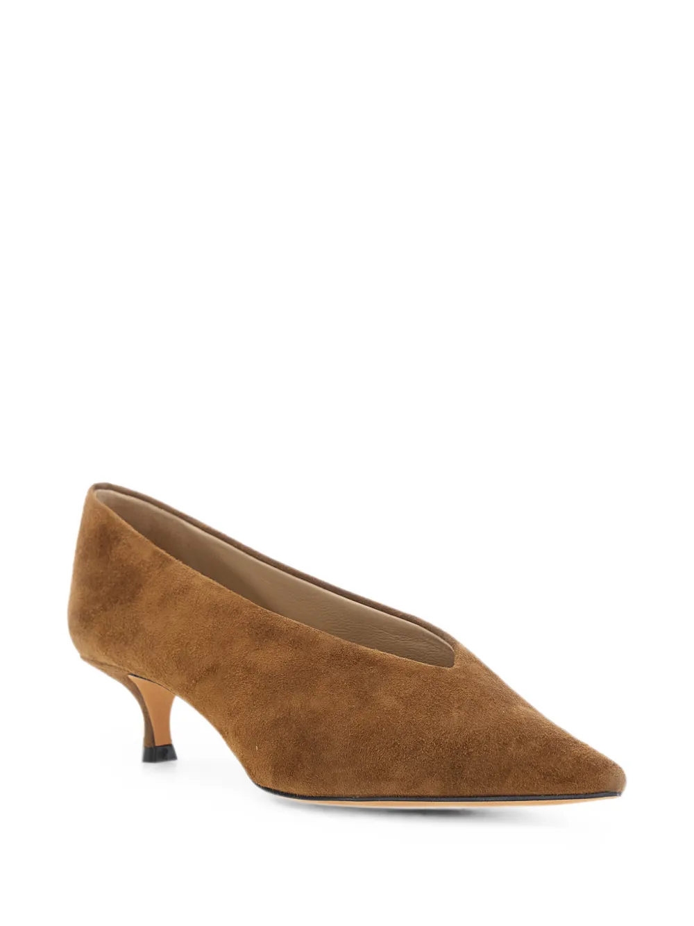 Le Monde Beryl suede pointed-toe pumps Bruin