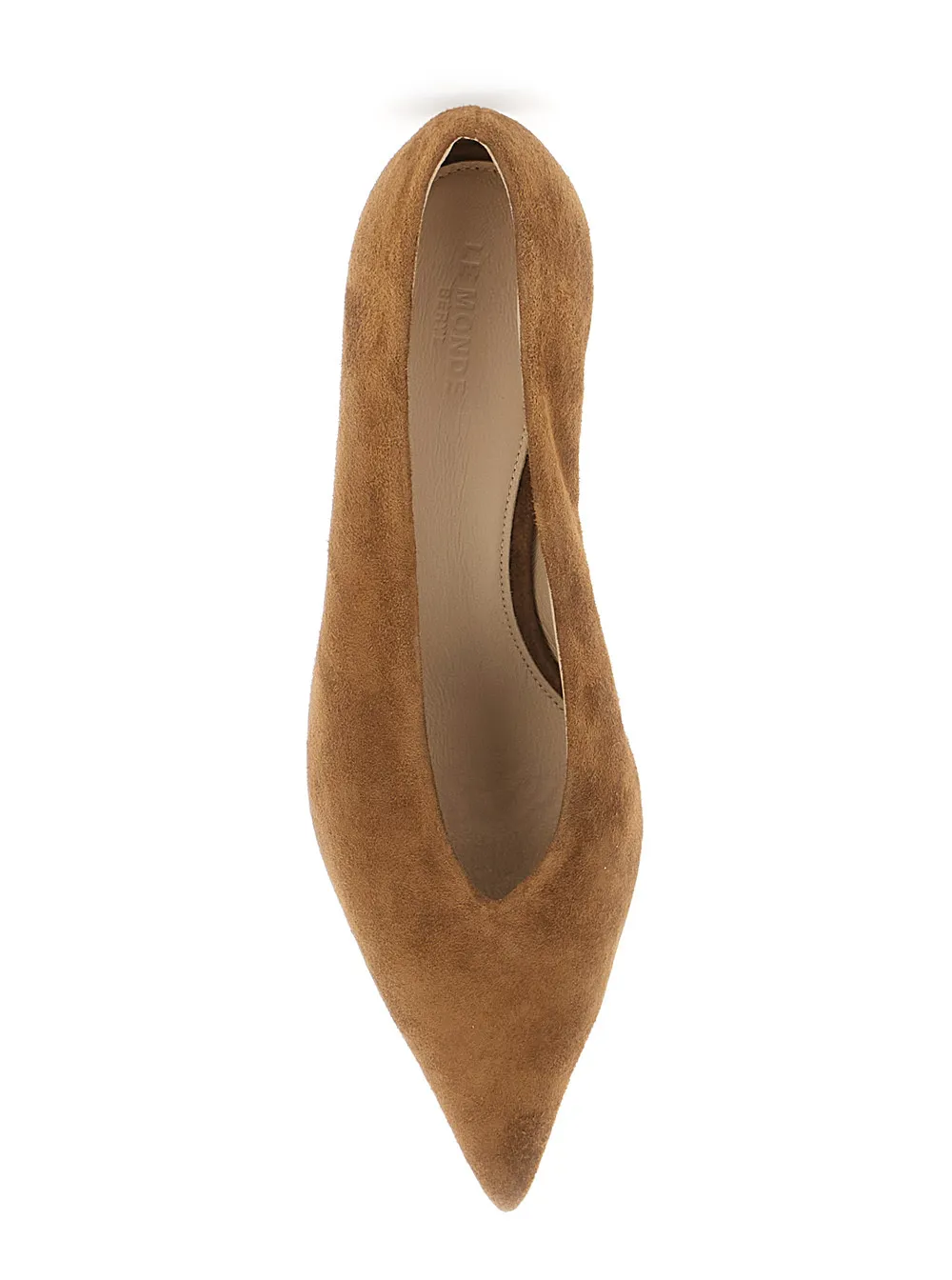 Le Monde Beryl suede pointed-toe pumps Bruin