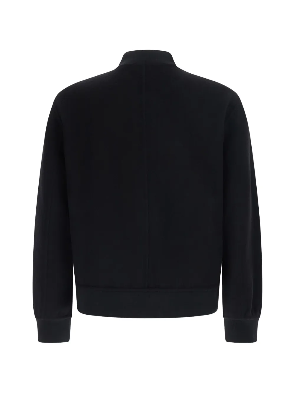 Low Brand zip-up wool bomber jacket Zwart