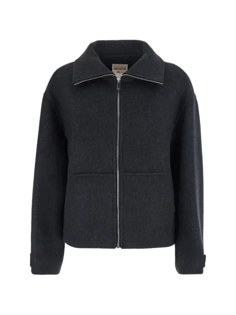 Semicouture Jeanie zip-up felted jacket