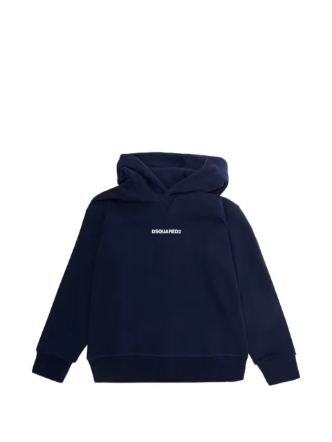 DSQUARED2 KIDS long-sleeve logo-print hoodie