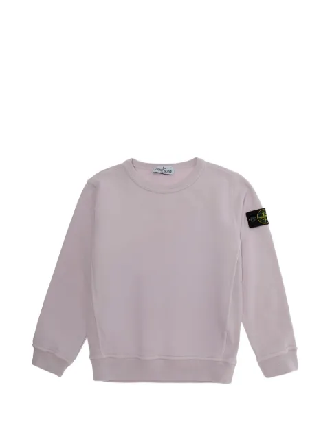 Stone Island Junior Sweatshirt mit Logo-Patch