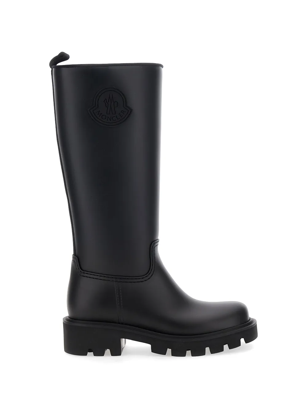 Moncler Laarzen met logopatch Zwart