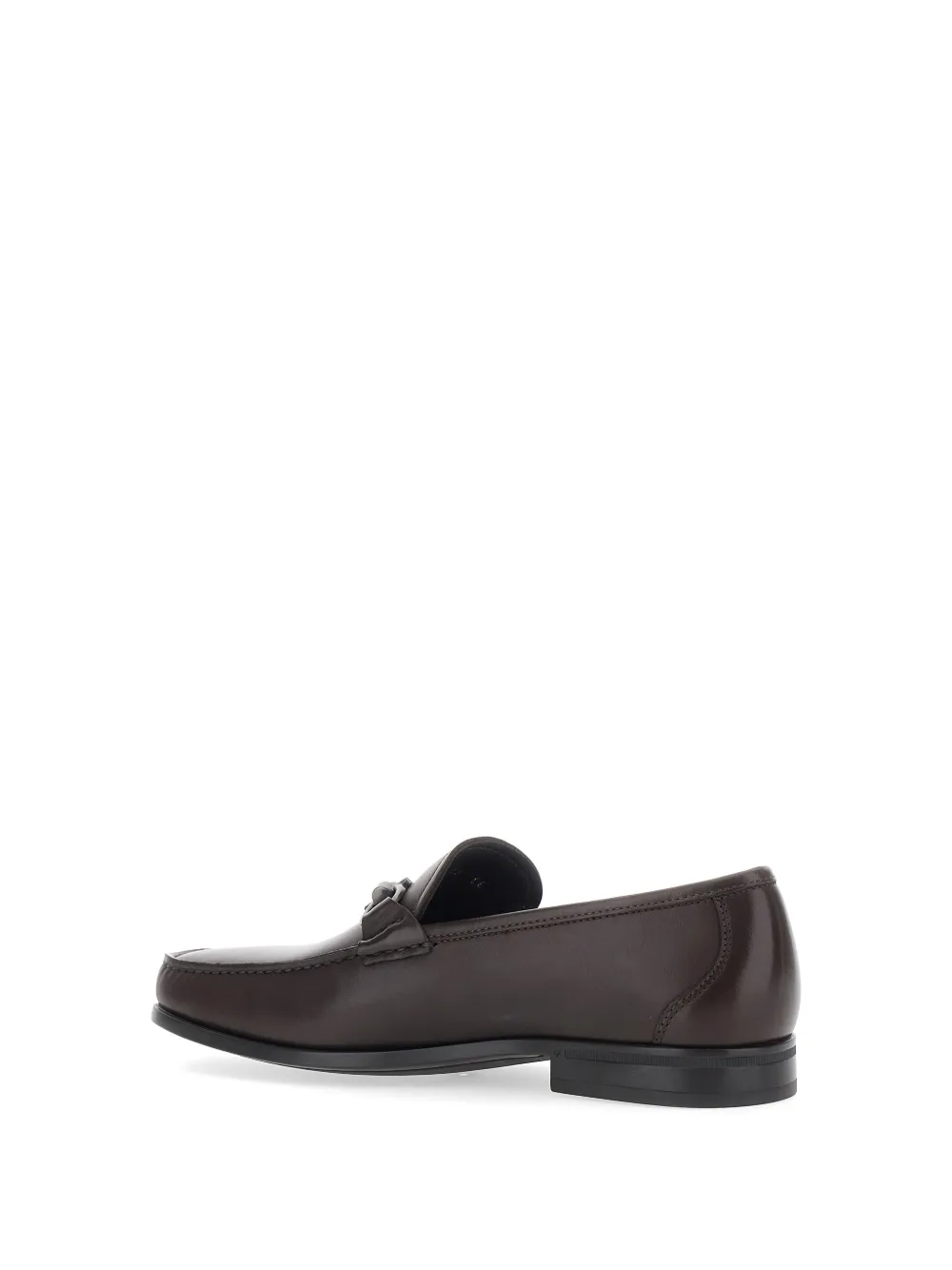 Ferragamo Gancini-plaque leather loafers Bruin